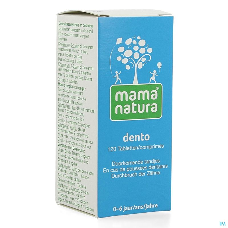 Mama Natura Dento Tabl 120 Rempl.1554625