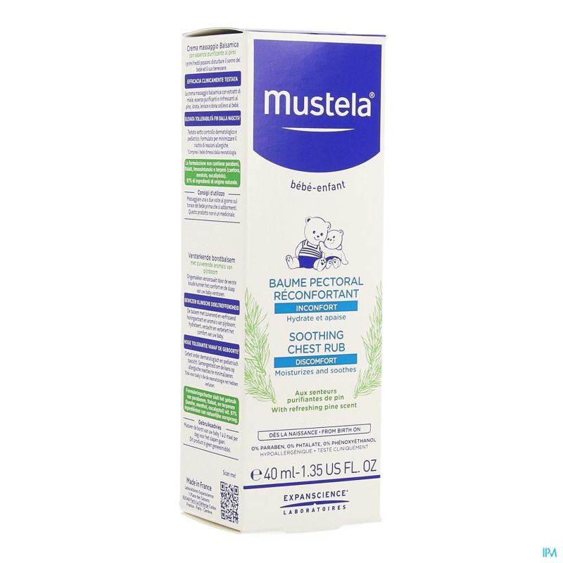 Mustela Ss Baume Pectoral Reconfortant 40ml