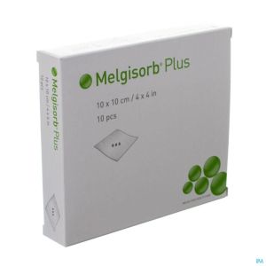 Melgisorb Plus Ster 10X10Cm 252200 10 St