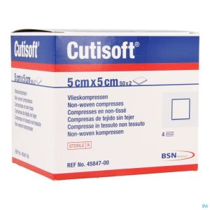 Cutisoft N-Woven Ster 5X5Cm 4584700 100 St