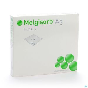 Melgisorb Ag 10X10Cm 256105 10 St