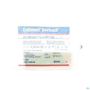 Cutimed Sorbact Gaaswiek 2X50 7216600 1 St