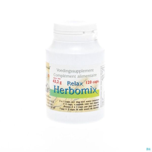 Herborist Relax Herbomix 120 Caps Nm