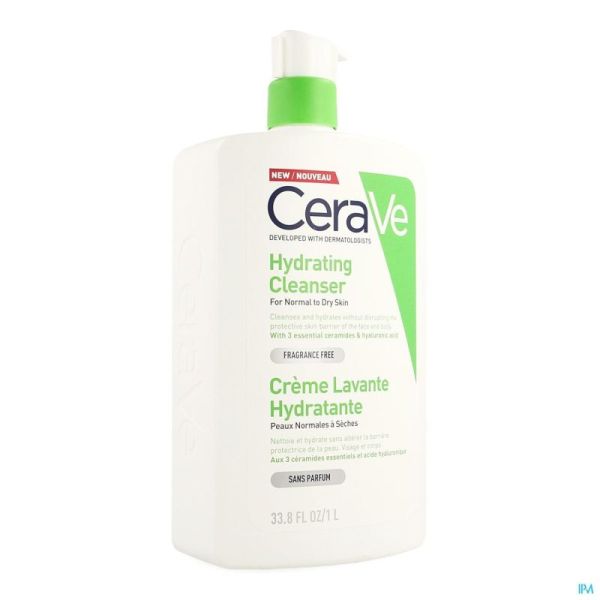 Cerave Hydrat Reinigingscreme 1000 Ml