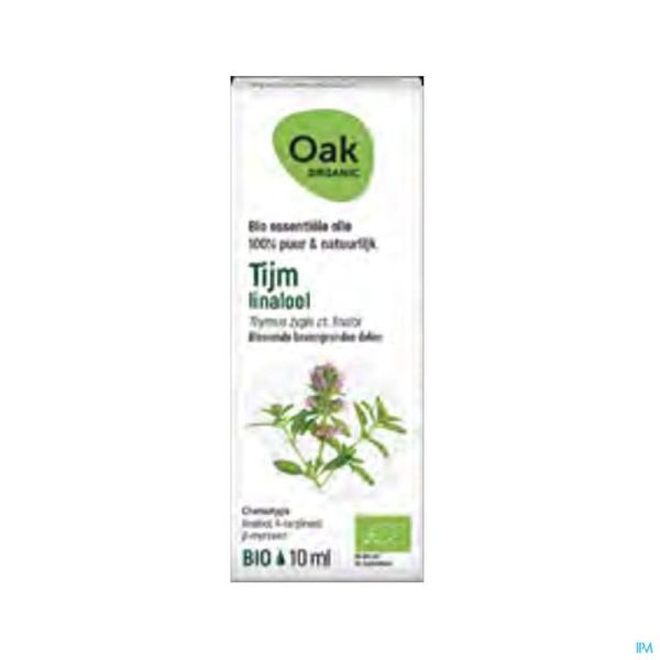 Oak Ess Olie Tijm Linalool Bio 10 Ml