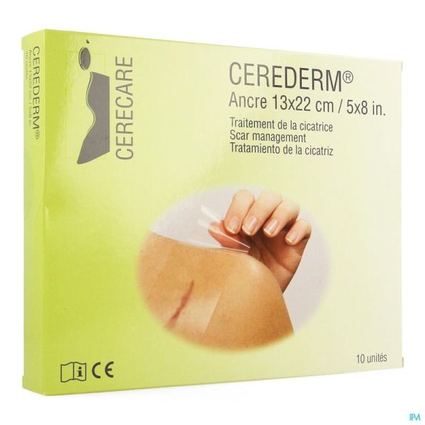 Cerederm Sil Pleister Anker 1759 13/22Cm 10 St