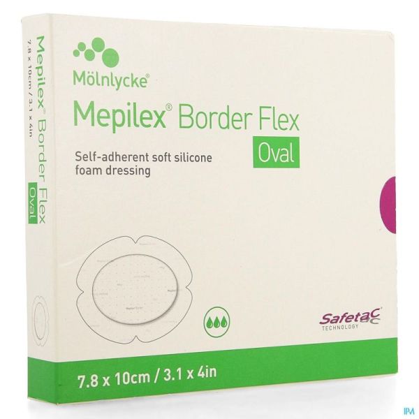 Mepilex Border Flex Ovaal 7,8X10Cm 583500 5 St Nm