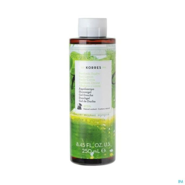 Korres Kb Basil Lemon Douchegel Body 250 Ml