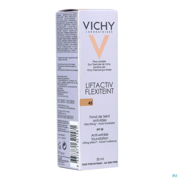 Vichy Fdt Flexilift Teint A/rides 45 Gold 30ml