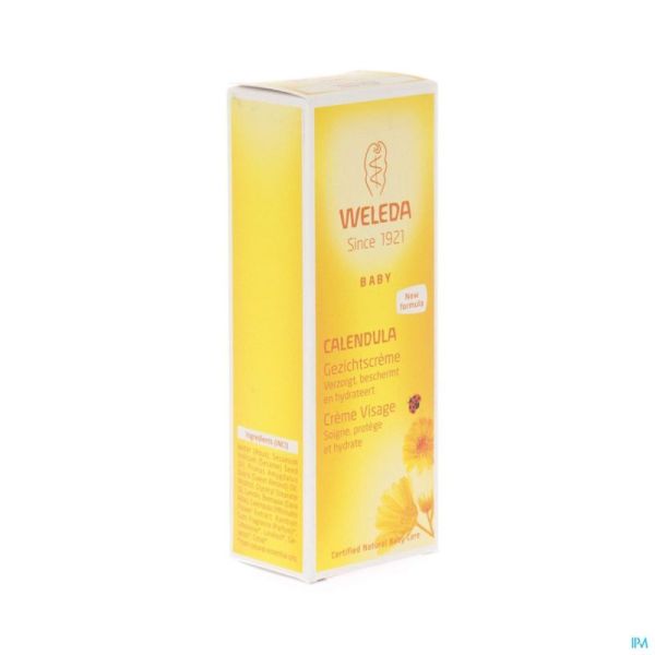 Weleda Calendula Baby Gezichtscrem 50 Ml Nf