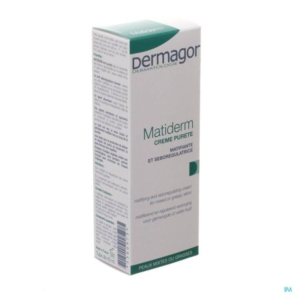 Dermagor Matiderm Crem Purete 40 Ml