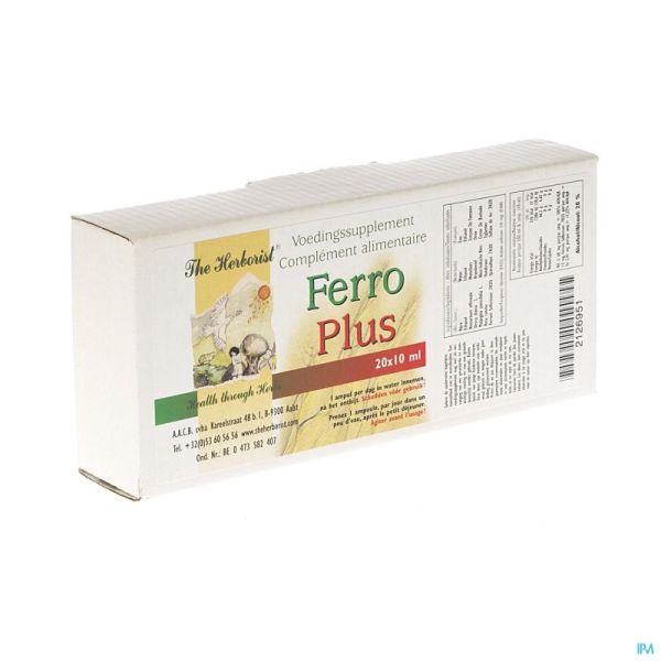 Herborist Ferro Plus 20X10 Ml