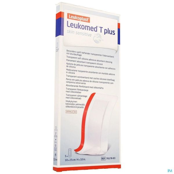 Leukomed T Plus Skin Sens St 10X25Cm 7617803 5 St