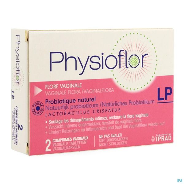 Physioflor Lp Vaginaal Tabl 2 St