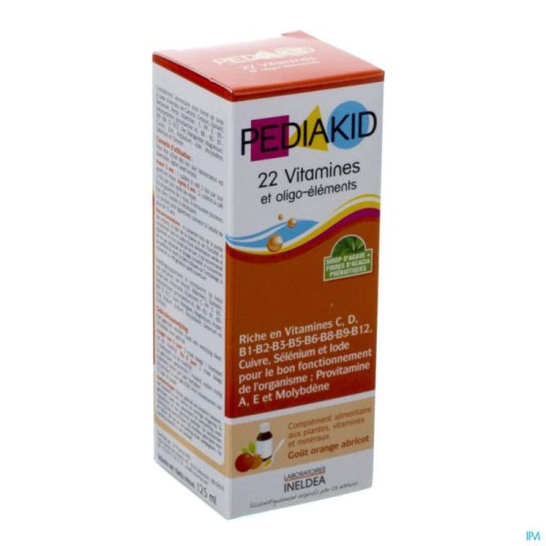 Pediakid 22 Vit & Oligo Elements 125 Ml