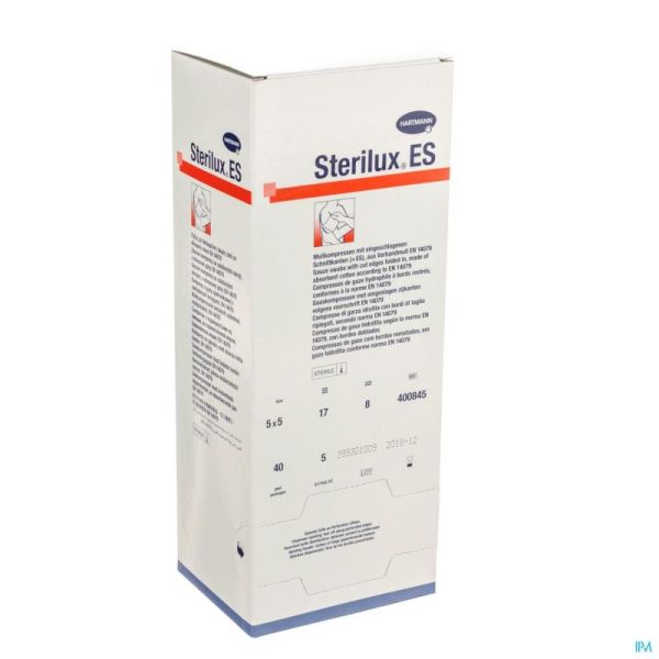 Sterilux Es Cp Ster 8pl 5,0x 5,0cm 40x5 4008454