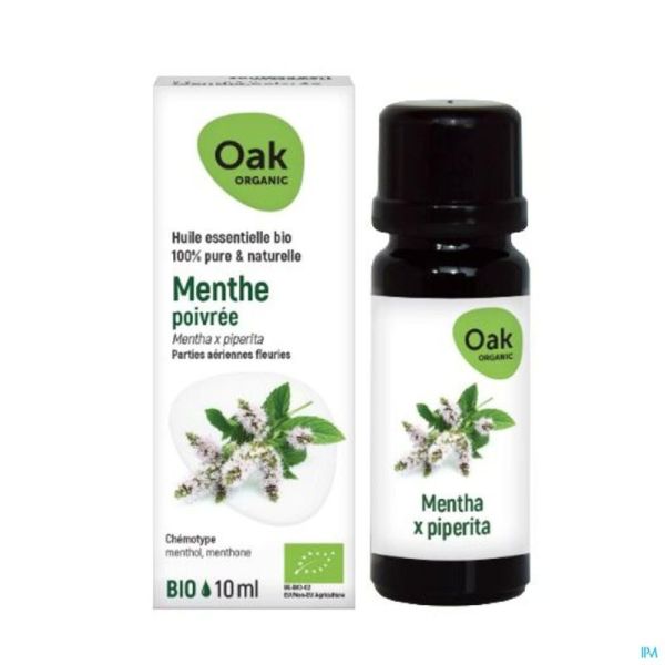 Oak Ess Olie Pepermunt Bio 10 Ml