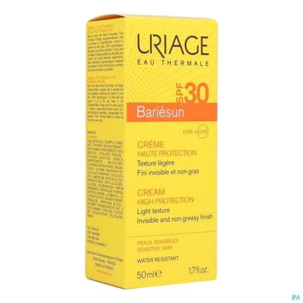 Uriage Bariesun Zonnecrem Spf30 50 Ml