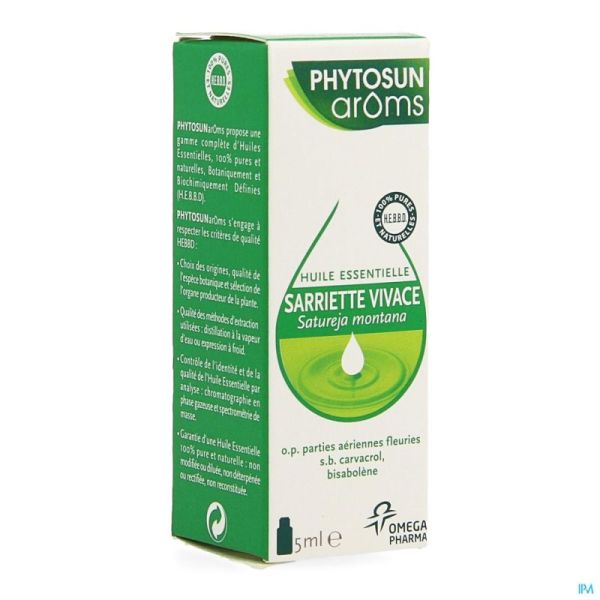 Phytosun Sarriette Vivace 5 Ml