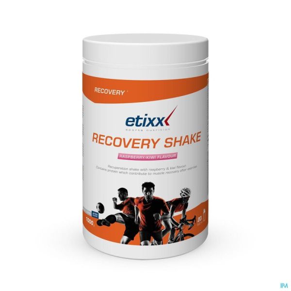 Etixx Recovery Shake Framboos/Kiwi 1000 G