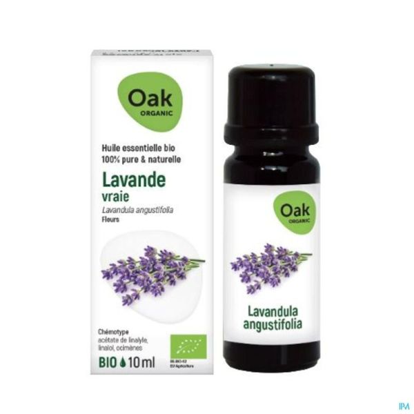 Oak Ess Olie Lavendel Echte Bio 10 Ml