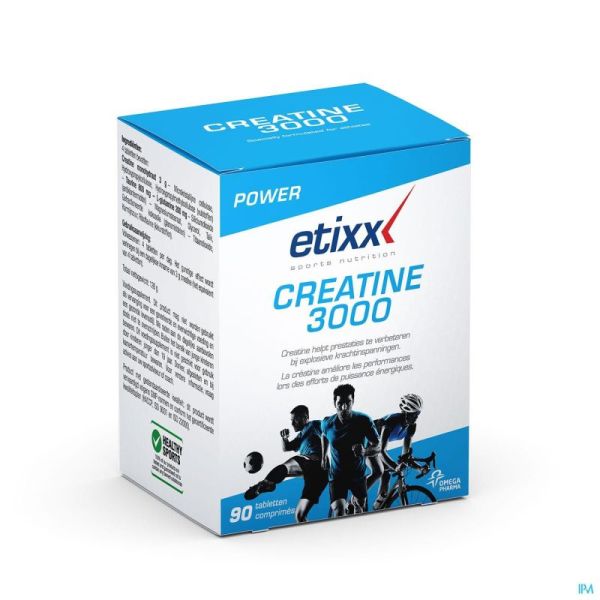 Etixx Creatine 3000 + Taurine 90 Tabl