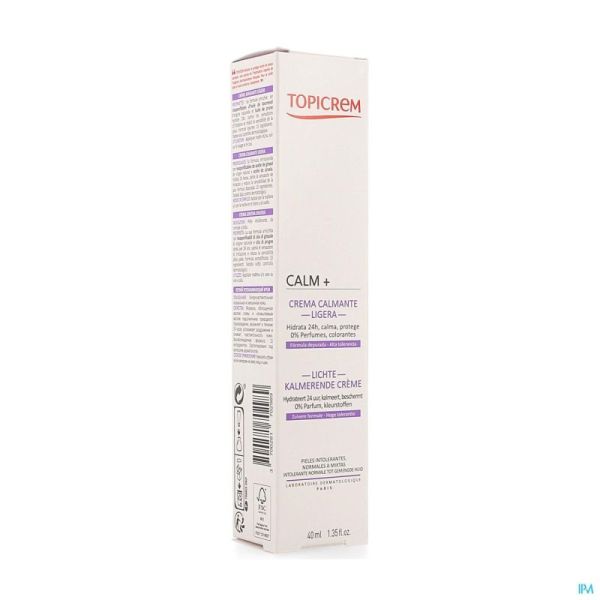 Topicrem Calm+ Uh Lichte Kalmerende Creme 40 Ml