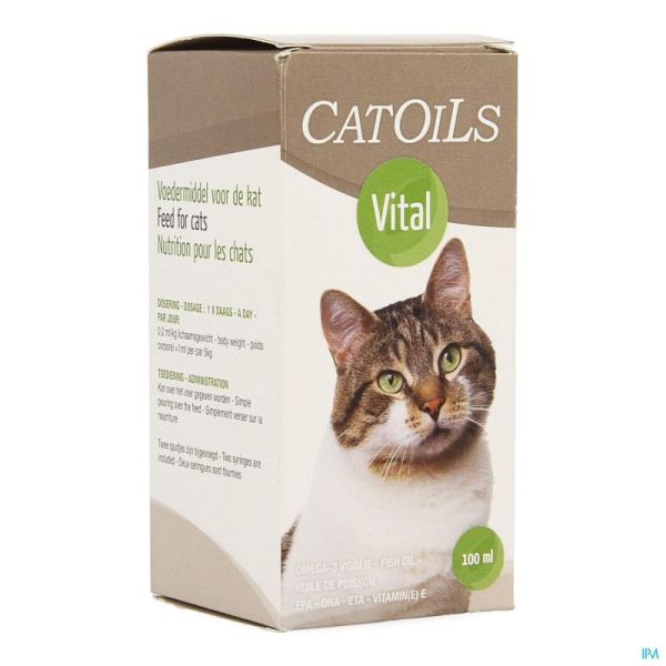 Catoils Vital Skin & Mouth Kat Veter Olie 100 Ml