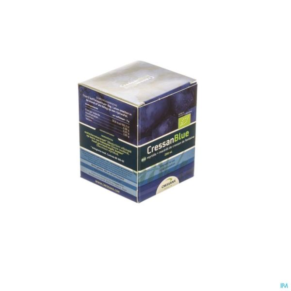 Cressana Blue Bosbes/Waterkers Bio 200 Ml