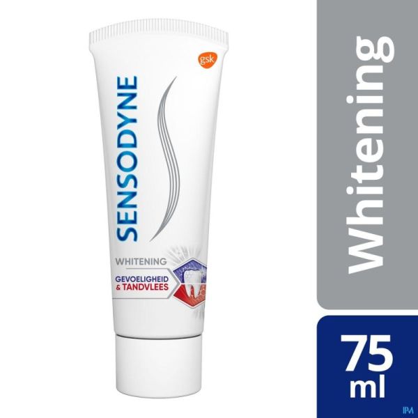 Sensodyne Gevoeligheid+Tandvl+Whiten Tandp 75 Ml