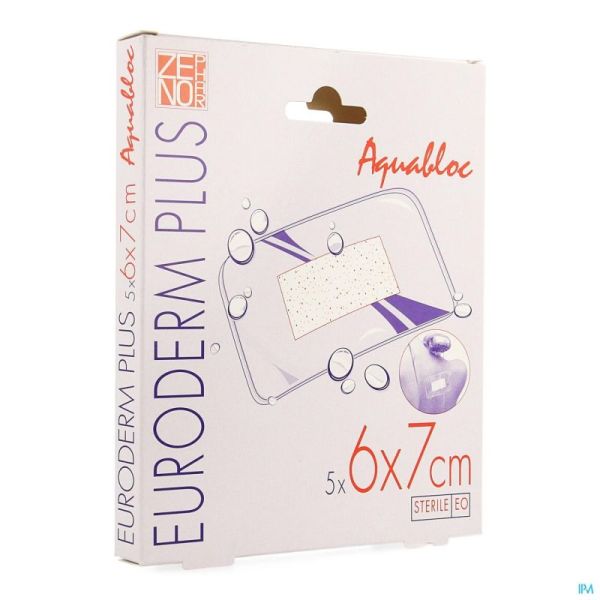 Euroderm Plus 6x 7cm 5 Pansement Steril Wtp