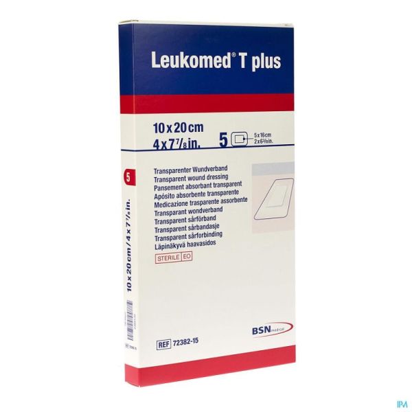 Leukomed T Plus Ster 10X20Cm 72382-15 5 St