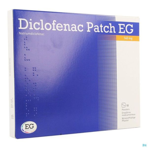 Diclofenac Patch Eg 140mg Emplatre 10