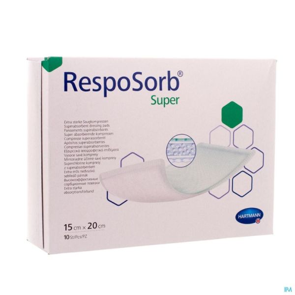 Hartmann Resposorb Super 15X20Cm 6850225 10 St