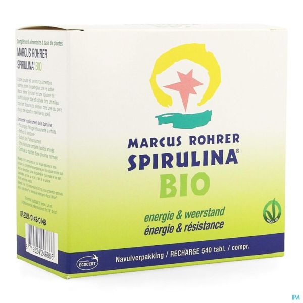 Marcus Rohrer Spirulina Bio 3 X 180 Tabl 220003