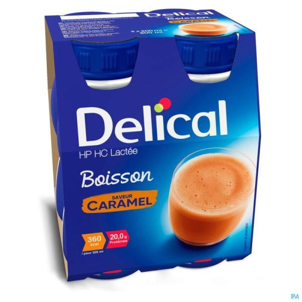 Delical Melkdr Hp-Hc Karamel 360Kcal 4X200Ml