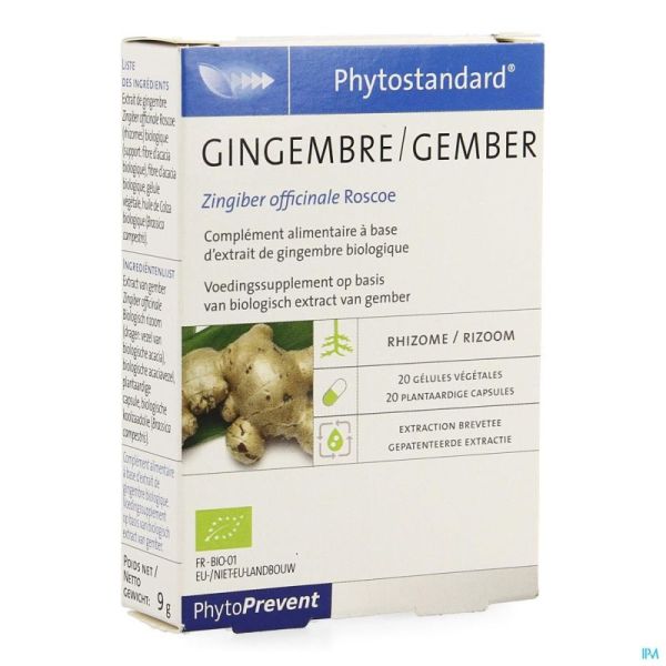 Phytostandard Gingembre Caps 20